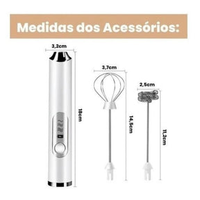 Batedor e Misturador Mixer Elétrico 2 em 1