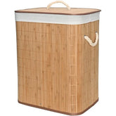 Cesto Grande de Bambu com Forro - O equilíbrio perfeito entre funcionalidade e estilo