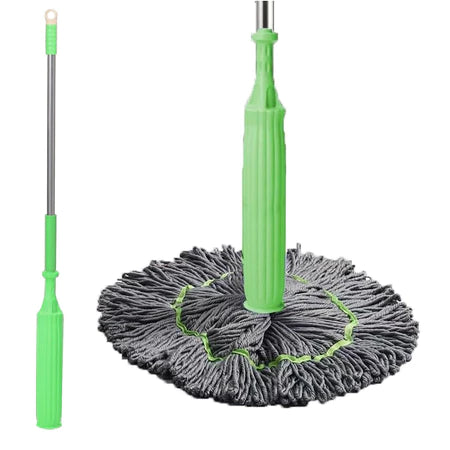 Esfregão de Limpeza CleanMax com Microfibra Poderosa - Torção Automática