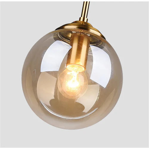 Lustre Pendente Moderno Globo LED Iluminação Sofisticada e Contemporânea