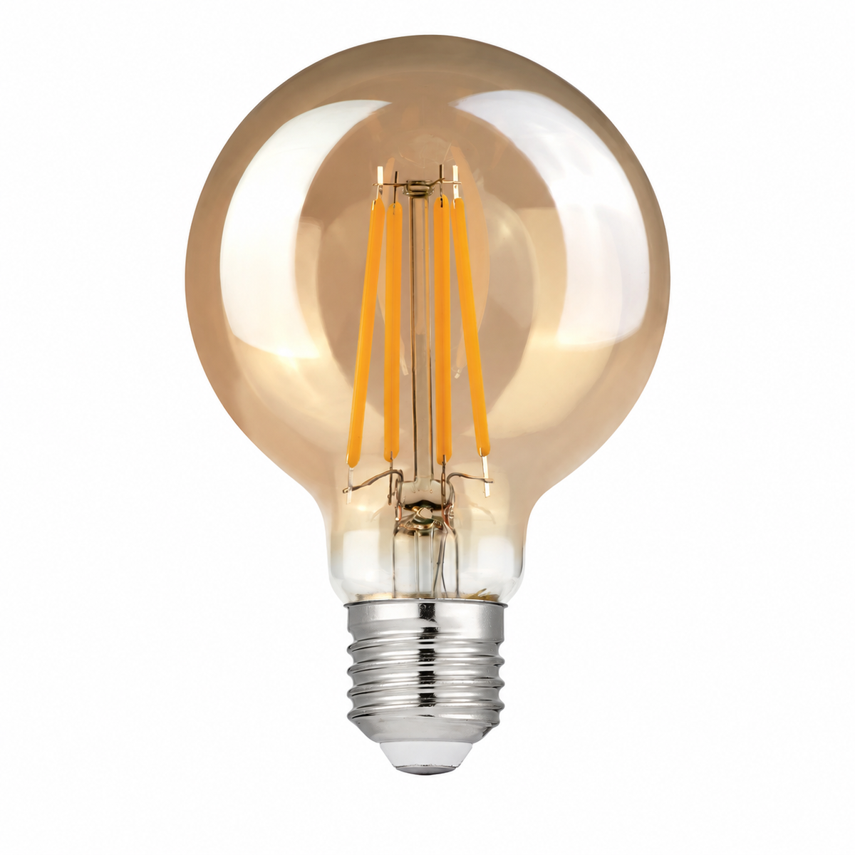 KIT 3 Lâmpadas LED G80 Luz Quente