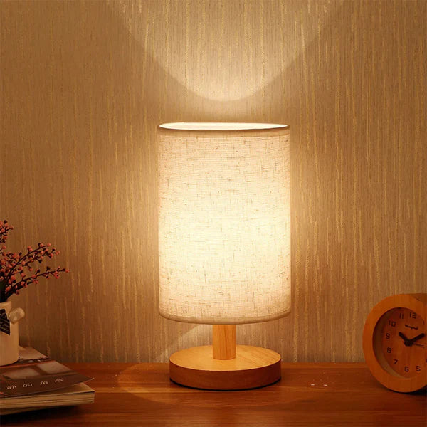 Luminária de Mesa Cúpula Linho – Sofisticação Natural e Aconchegante