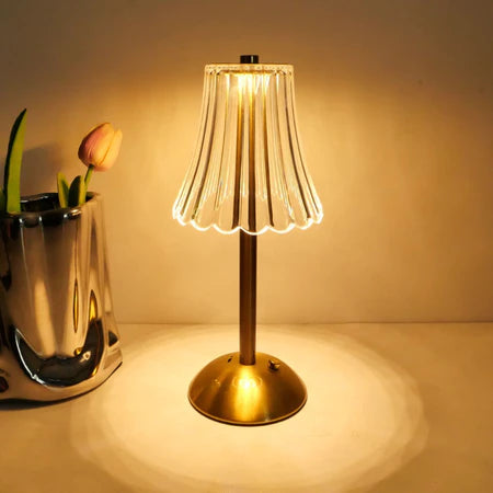 Luminária de Mesa com Sensor de Toque Sem Fio – 3 Temperaturas de Luz Moderna, Elegante e Funcional