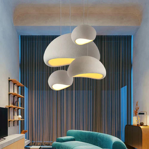 Luminária de Teto Pendente Cogumelo LED Elegância e Sofisticação