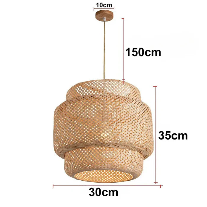 Pendente Artesanal de Bambu