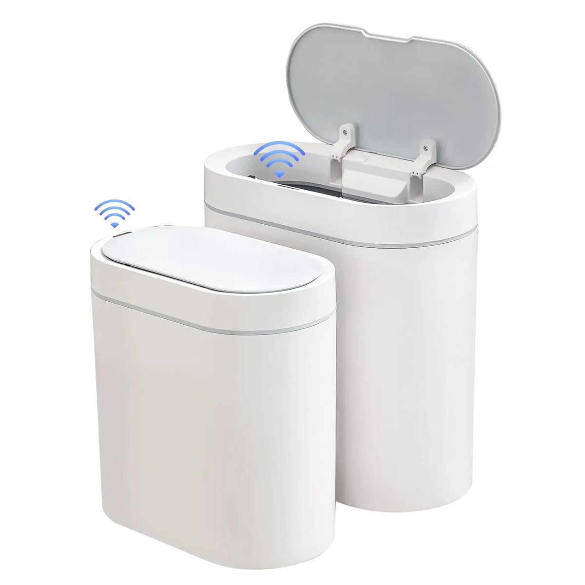 Lixeira Automática para Banheiro 7L com Sensor de Movimento White