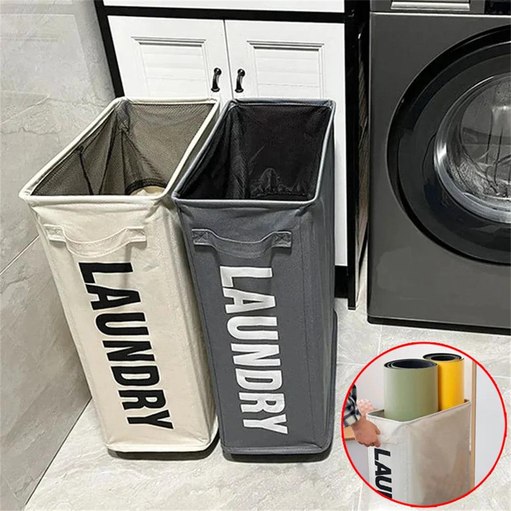 Cesto de Roupa Dobrável em Tecido Oxford | Leve e Compacto