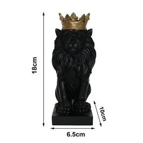 Estatueta Leão Imperador – Poder, Elegância e Presença na Decoração