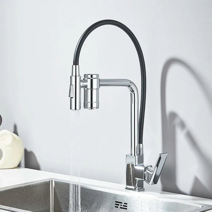 Torneira Gourmet com Filtro 3 em 1 – Design Premium e Função Extensível
