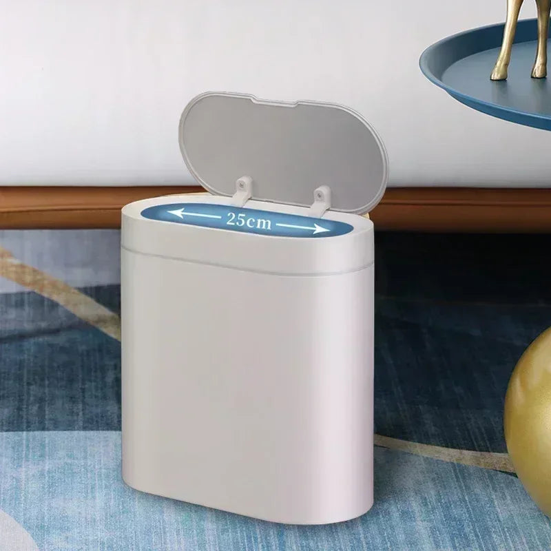 Lixeira Automática para Banheiro 7L com Sensor de Movimento White