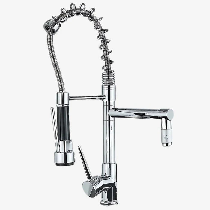 Torneira Gourmet Bico Duplo 360° – Versatilidade com Estilo e Robustez