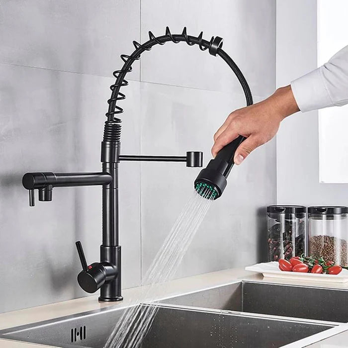 Torneira Gourmet Bico Duplo 360° – Versatilidade com Estilo e Robustez