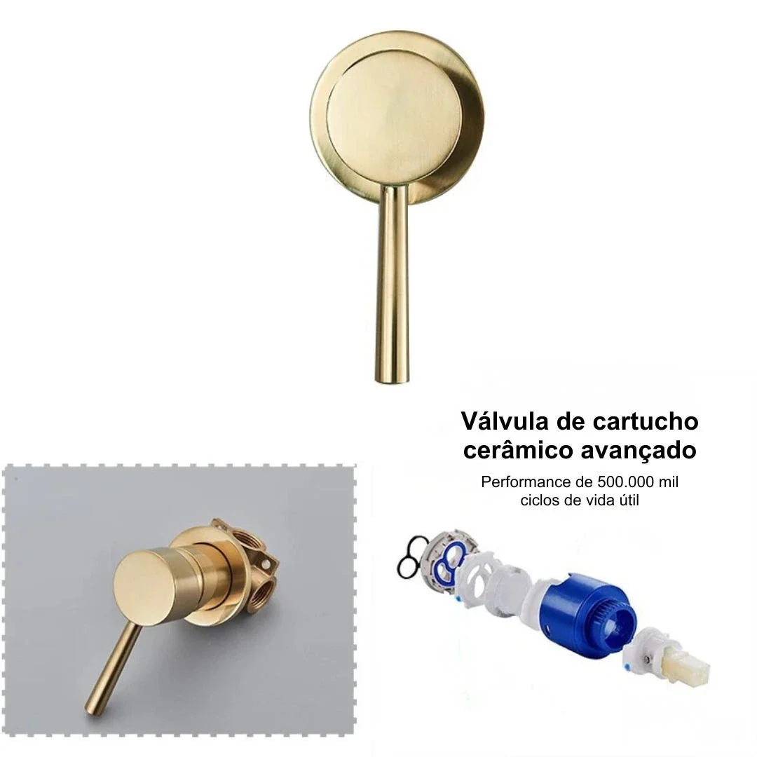 Torneira Gourmet Monocomando com Bico Giratório e Acabamento Sofisticado