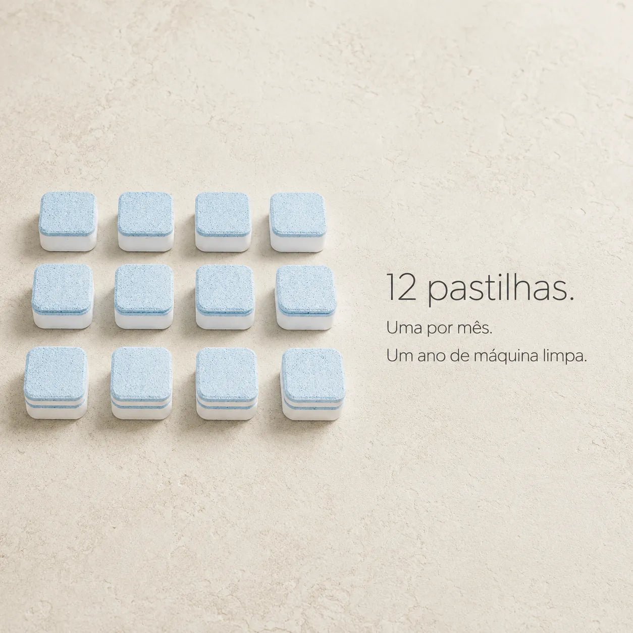 Pastilha Higiênica para Máquinas Zelar - Limpeza Profunda e Proteção Antibacteriana