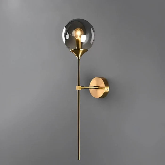 Arandela Dourada de Parede Interna Globo – Iluminação com Sofisticação