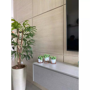 Kit 3 Vasos Mini com Suporte – Decoração Moderna e Compacta