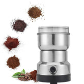Moedor de Café e Grãos Elétrico Inox 150W – Durável e Compacto
