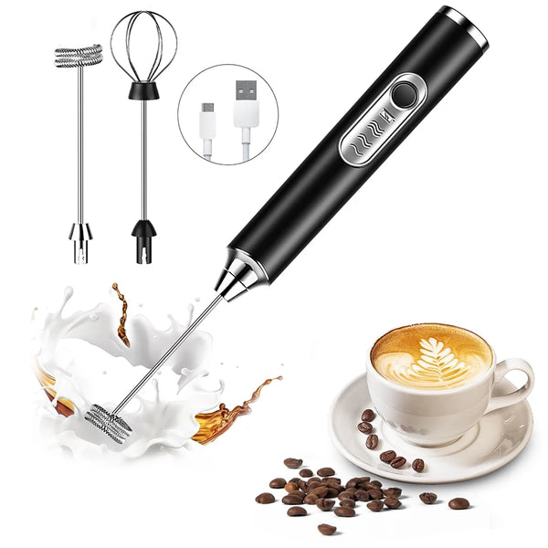 Batedor e Misturador Mixer Elétrico 2 em 1 – Alta Performance + Carregamento USB