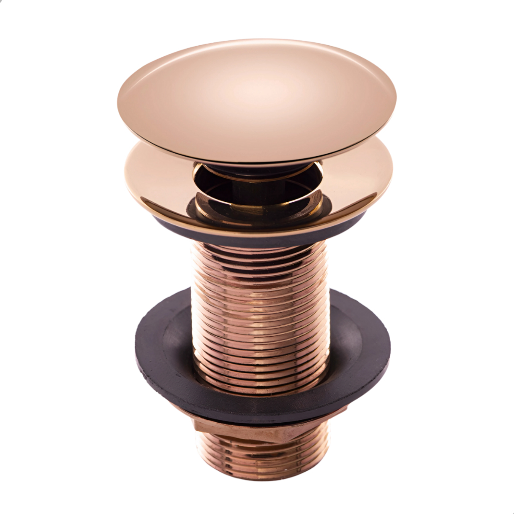 Válvula click inox rose gold