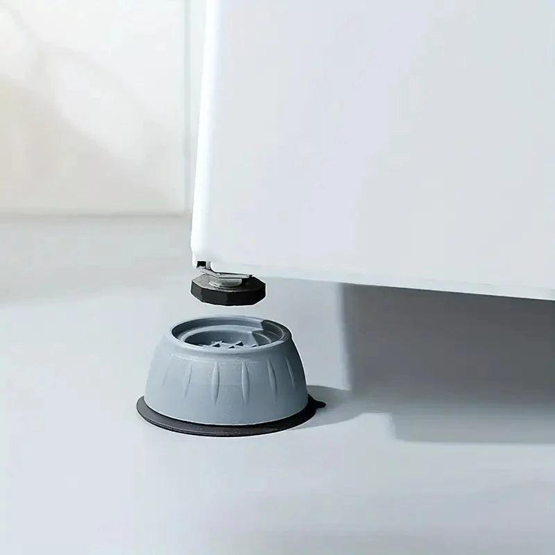 Kit 4 Pés Anti Vibração para Máquina de Lavar – Estabilidade e Silêncio