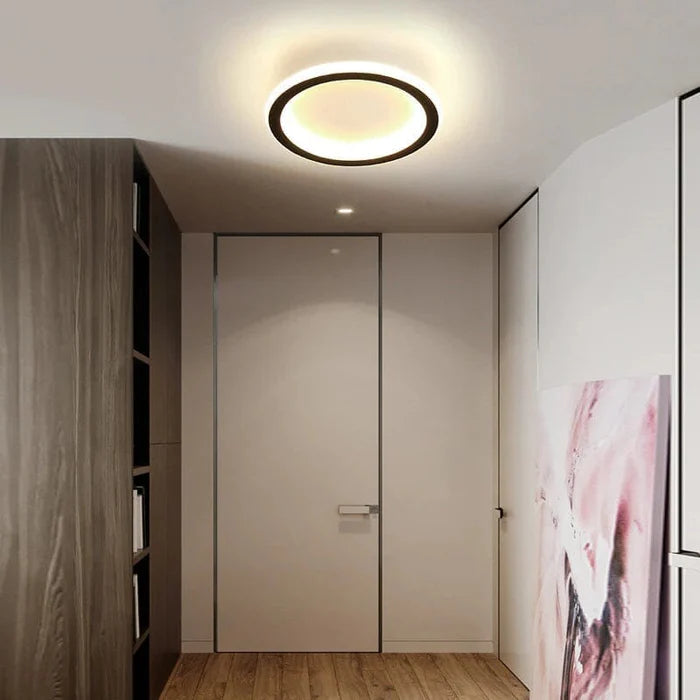 Luminária de Teto Plafon Solari LED - Design Moderno e Iluminação Uniforme
