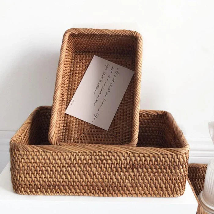 Cesto Organizador Multiuso e Decorativo de Vime – Organização com Estilo Natural