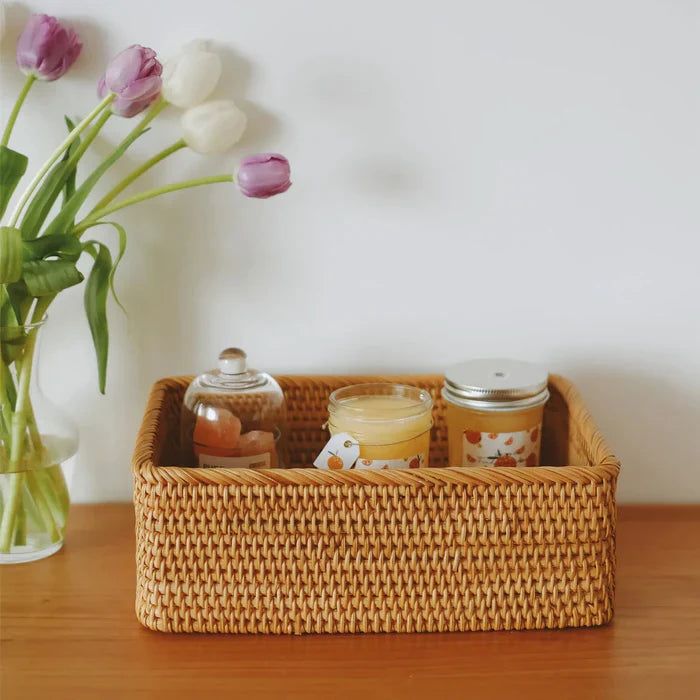 Cesto Organizador Multiuso e Decorativo de Vime – Organização com Estilo Natural