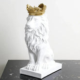 Estatueta Leão Imperador – Poder, Elegância e Presença na Decoração