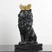 Estatueta Leão Imperador – Poder, Elegância e Presença na Decoração