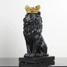 Estatueta Leão Imperador – Poder, Elegância e Presença na Decoração