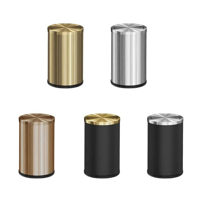 Lixeira de Aço Inox 9L – Sofisticação, Durabilidade e Design Compacto