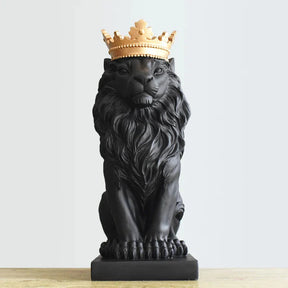 Estatueta Leão Imperador – Poder, Elegância e Presença na Decoração