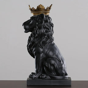 Estatueta Leão Imperador – Poder, Elegância e Presença na Decoração