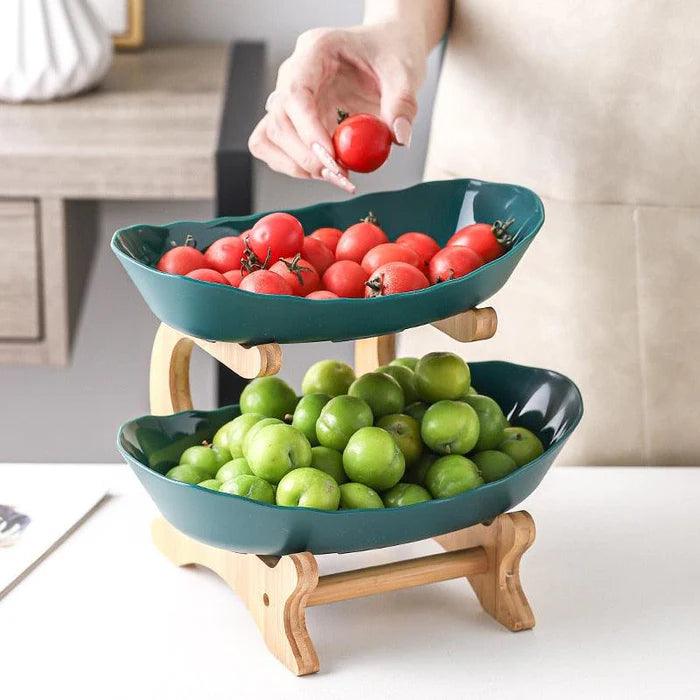Fruteira Gourmet Bambu | Design Sofisticado e Funcional