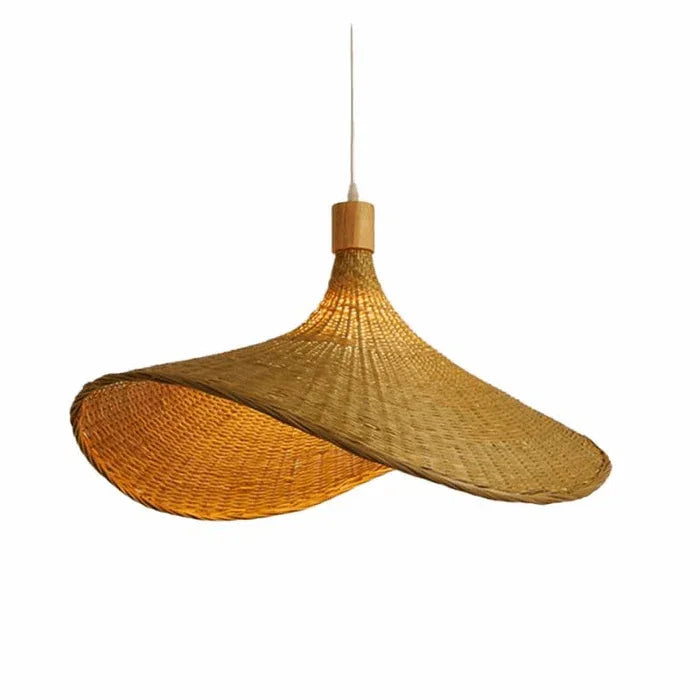 Luminária Pendente de Bambu Hat