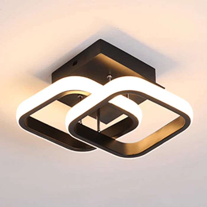 Luminária de Teto LED Moderna – Design Futurista com Iluminação Eficiente