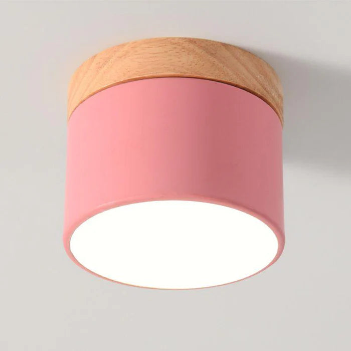 Luminária de Teto Plafon LED – Design Moderno e Cores Suaves