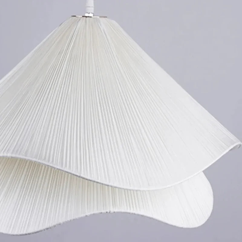 Luminária Pendente Moderna Flor em Tecido Suavidade para Sua Sala de Estar