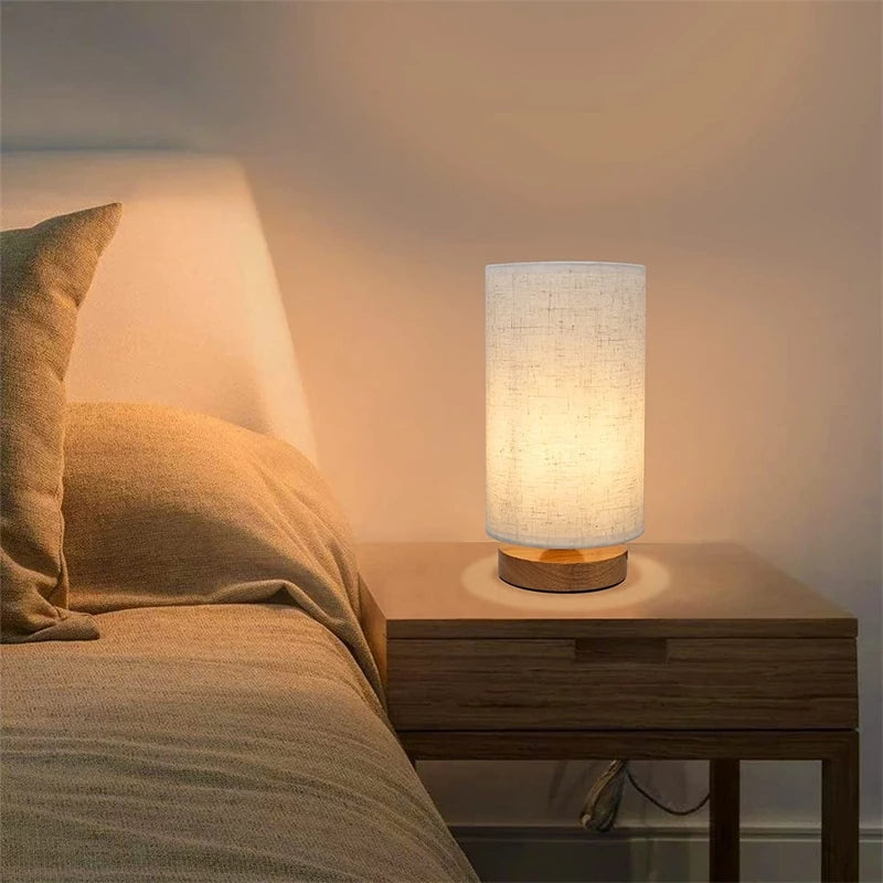 Luminária de Mesa Cúpula Linho – Sofisticação Natural e Aconchegante