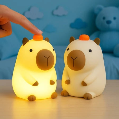 Luminária LED Capivara Portátil – Luz Suave e Design Encantador