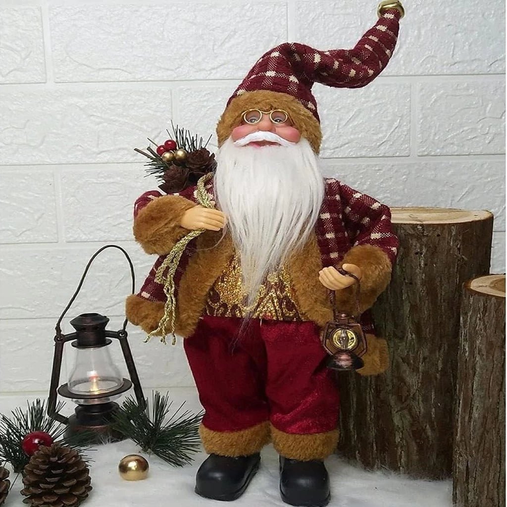 Boneco Papai Noel Decorativo 32cm Charme e Tradição no Seu Natal