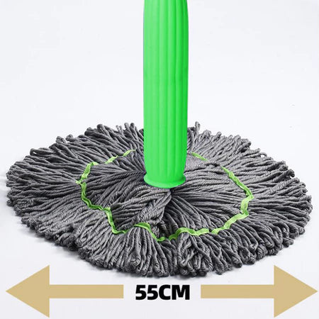 Esfregão de Limpeza CleanMax com Microfibra Poderosa - Torção Automática