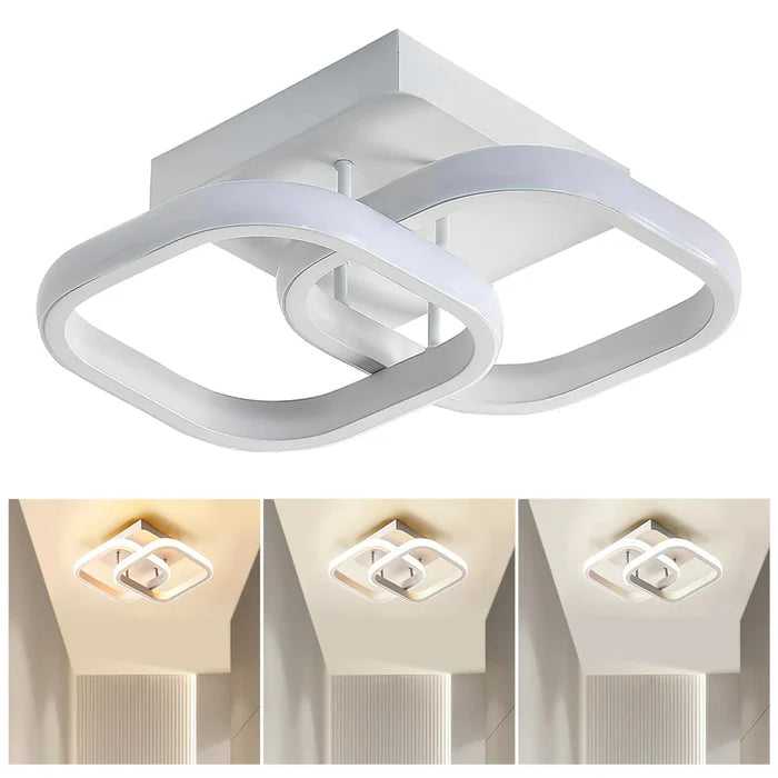 Luminária de Teto LED Moderna – Design Futurista com Iluminação Eficiente