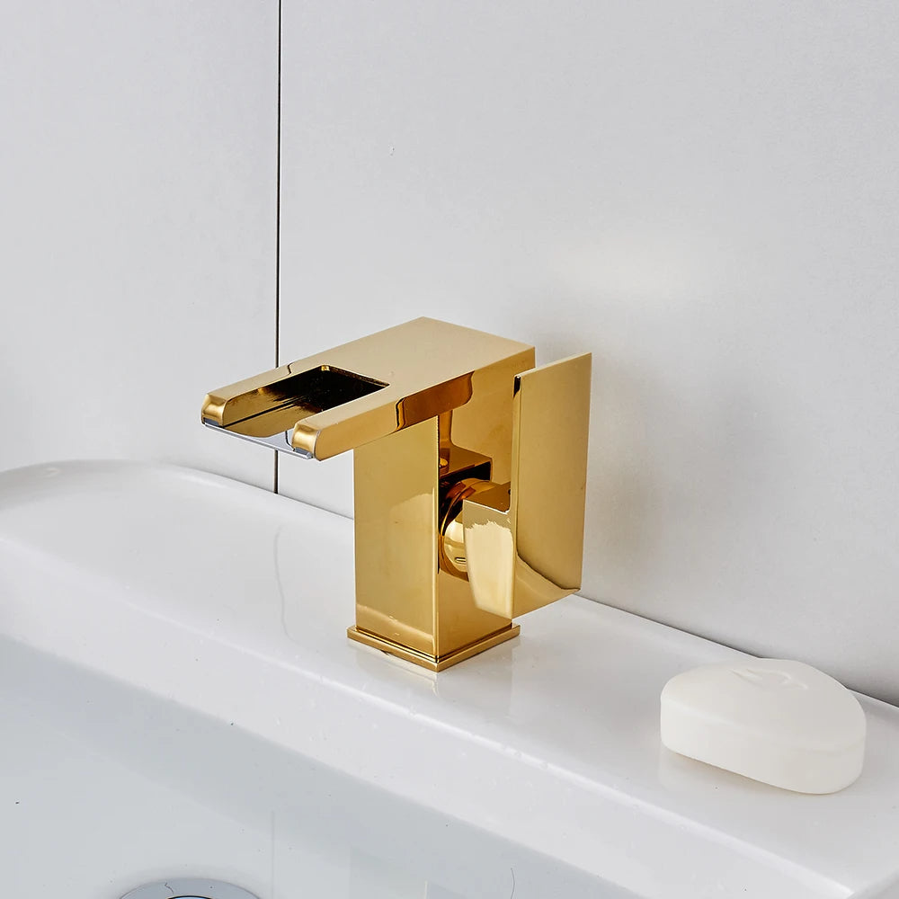 Torneira cascata LED para banheiro Volta