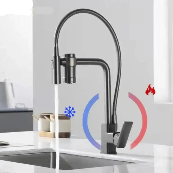 Torneira Gourmet com Filtro 3 em 1 – Design Premium e Função Extensível