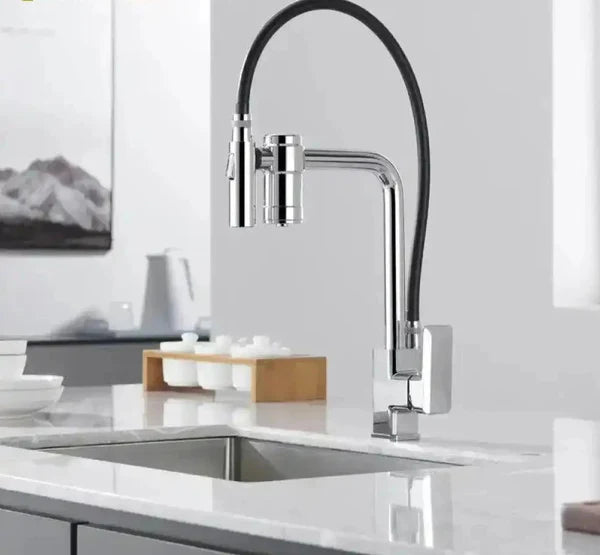 Torneira Gourmet com Filtro 3 em 1 – Design Premium e Função Extensível