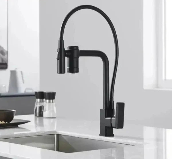 Torneira Gourmet com Filtro 3 em 1 – Design Premium e Função Extensível