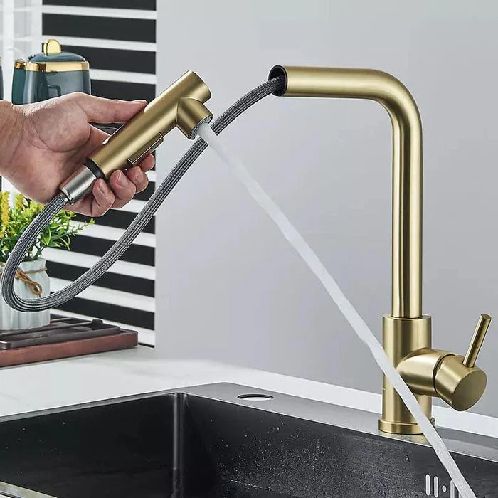 Torneira Gourmet Retrátil 360º Monocomando - Sofisticação para Sua Cozinha