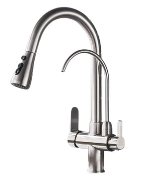 Torneira Gourmet Monocomando Dupla Função – Filtro Integrado + Jato Extensível