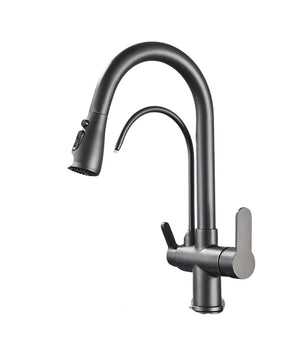 Torneira Gourmet Monocomando Dupla Função – Filtro Integrado + Jato Extensível